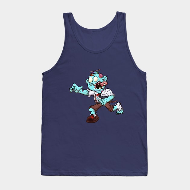 Chubby Zombie Kid Tank Top by TheMaskedTooner